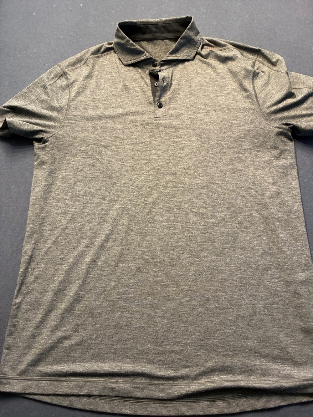 lululemon athletica Men's Gray Heather Polo